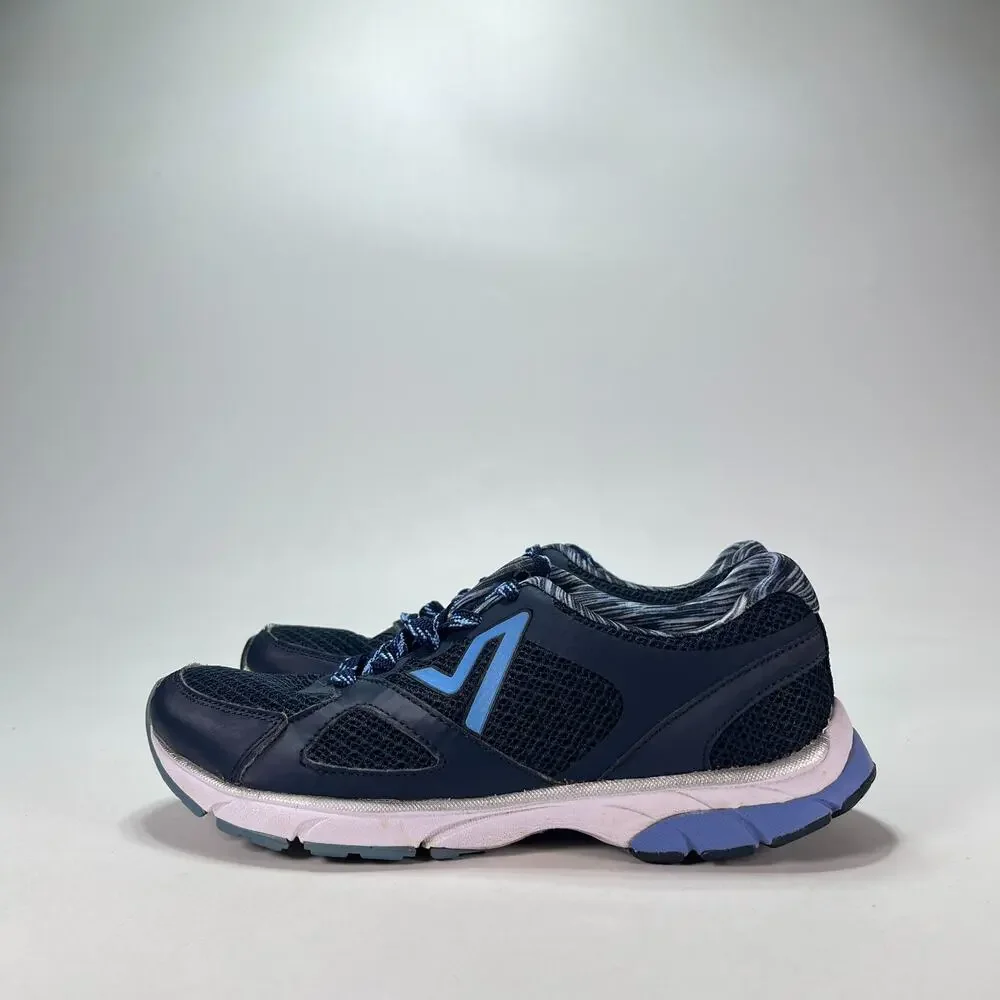 Vionic Satima Active Blue Navy Lace Up Sneakers 335SATIMA/9154 Women's Size 8